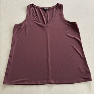 Express V-Neck Sleeveless Tank Top Mauve Sz. Large